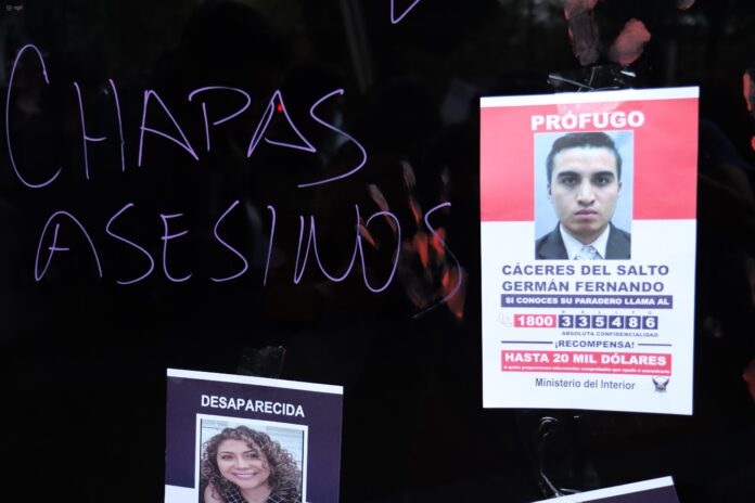 UIO-PROTESTA FEMICIDIOS MARIA BERNAL