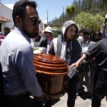 Sepelio María Belén Bernal