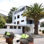 Edificio donde fue asesinada María Belén Bernal