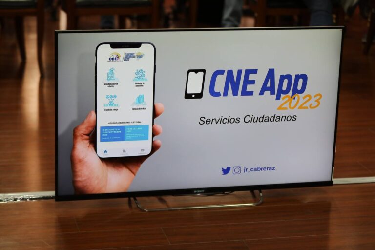 CNE App permitirá consultas sobre lugar de votación, si es miembro de Junta Receptora del Voto y más