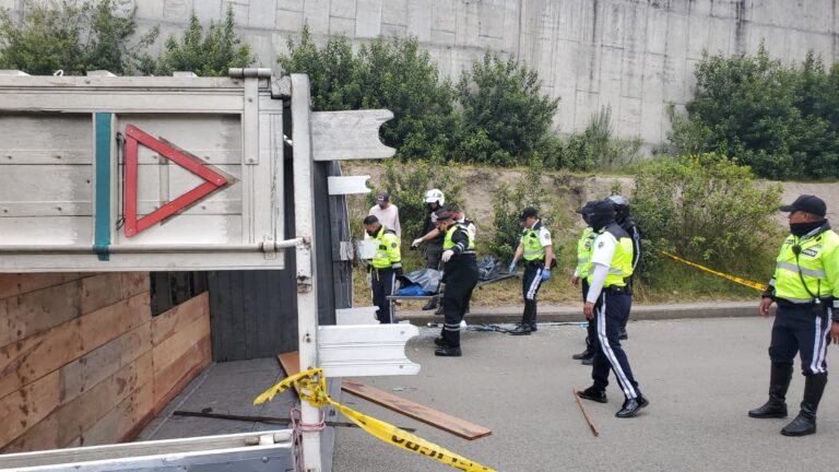 Una persona murió y otra fue detenida tras robo de camión en Cuenca