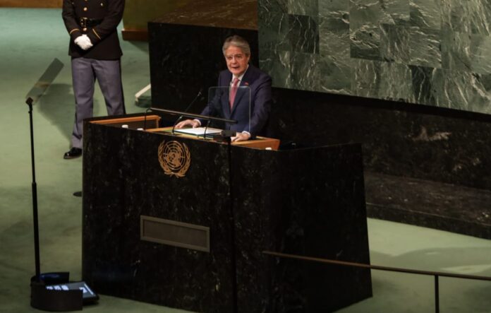 Guillermo Lasso habla en la ONU