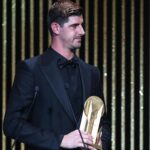 Courtois, operado con éxito de una rotura en el menisco interno de la rodilla derecha, el miércoles 20 de marzo del 2024.