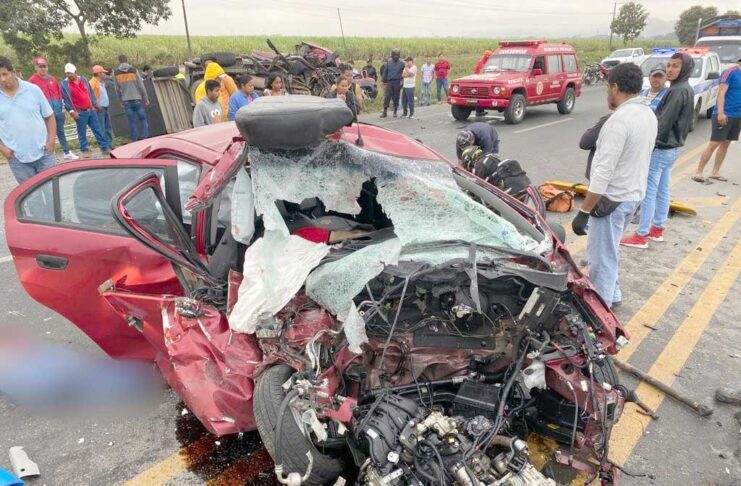 Accidente de tránsito en Naranjal