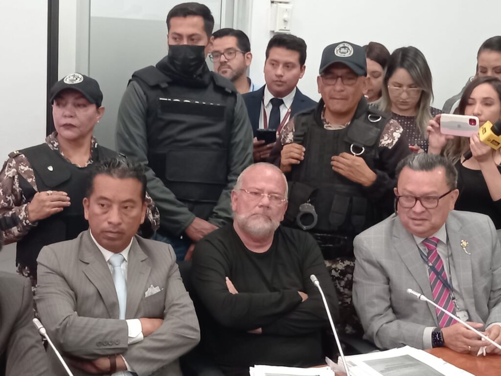 Carlos Pareja en la Comisión de Fiscalización