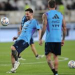 Entrenamiento de Lionel Messi