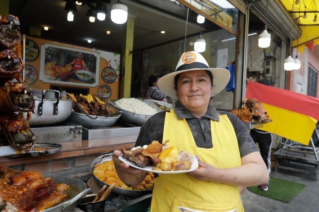 Comida típica en Cuenca por sus fiestas