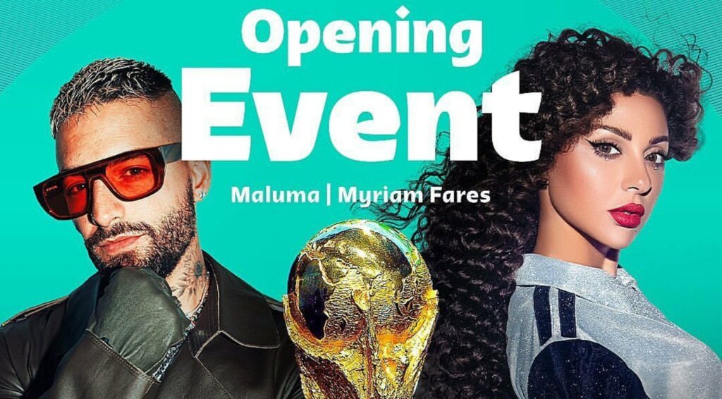 Maluma presente en el Fan Fest de FIFA