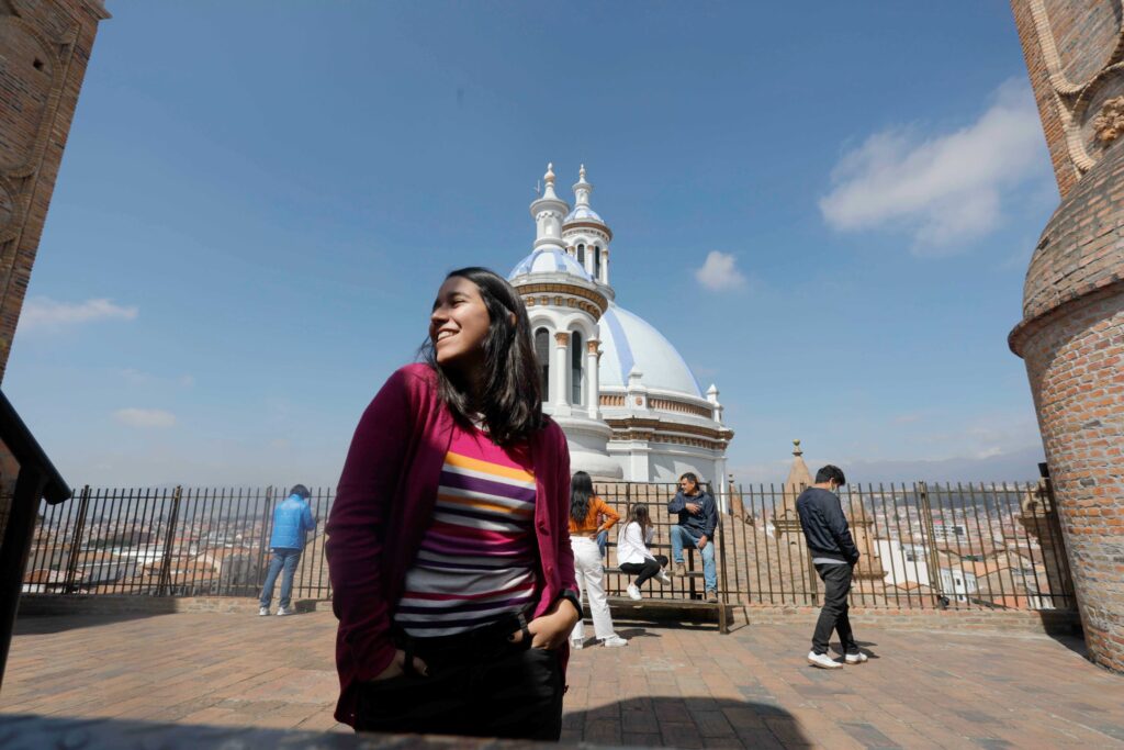 La terraza de la Catedral Nueva es uno de los mayores atractivos turísticos de Cuenca.
