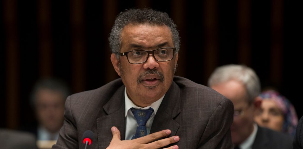 Tedros Adhanom, director de la OMS.