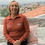Rosa Rodríguez, directora de Heifer Ecuador, durante su visita a Cuenca. XCA
