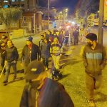La noche del miércoles se realizó una marcha en el barrio Virgen de Bronce para pedir mayor seguridad.