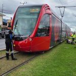 El tranvía registra 20 accidentes de tránsito en el 2023 y las principales causas son por la impericia e irresponsabilidad de conductores.