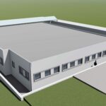 Render de cómo se tiene previsto que se vea el nuevo centro gastroenterológico del Hospital José Carrasco Arteaga del IESS. /Cortesía.