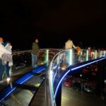 El ‘Puente de Cristal’ es una de las atracciones más recientes que se abrieron en la parroquia Turi. /XCA