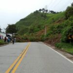 Deslizamiento de tierra sector Javín