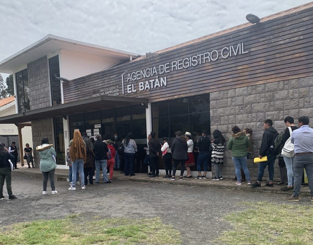 Reagendamiento de turnos en Registro Civil