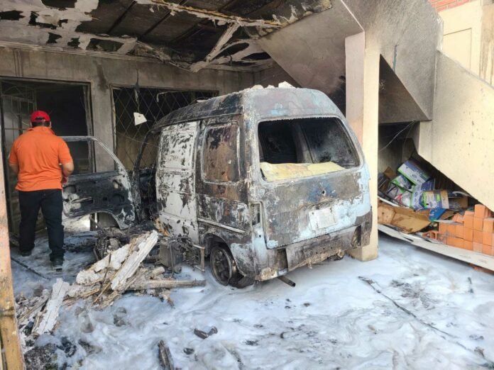 Incendio vivienda Guzho