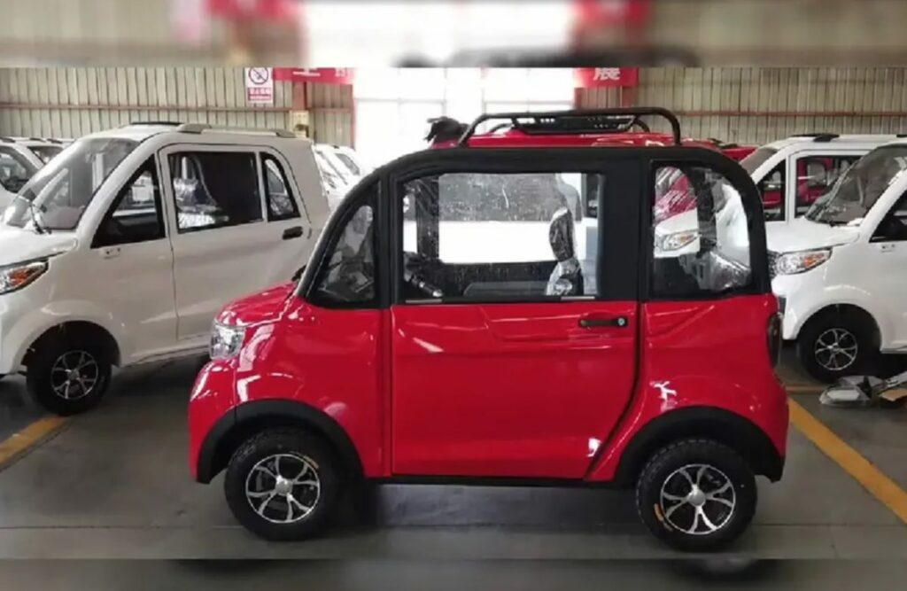 Estos son los autos ChangLi S1-Pro. Son eléctricos y cuestan 1.131 dólares. Cortesía