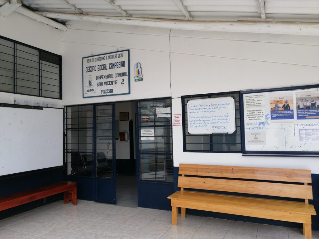 En el dispensario del Seguro Social Campesino de San Vicente, Paccha, no tienen una enfermera y también hay escasez de medicina. /FCS