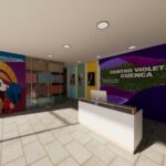Render del primer Centro Violeta que funcionará en Cuenca. /Cortesía