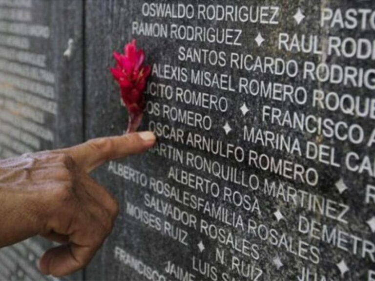 Piden a la Justicia de El Salvador que agilice las investigaciones de crímenes de guerra