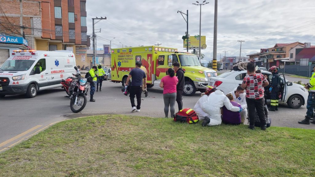 Heridos en accidentes de tránsito