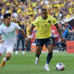 Pervis Estupiñán sufre rotura del isquiotibial y es baja de Ecuador en Eliminatorias.