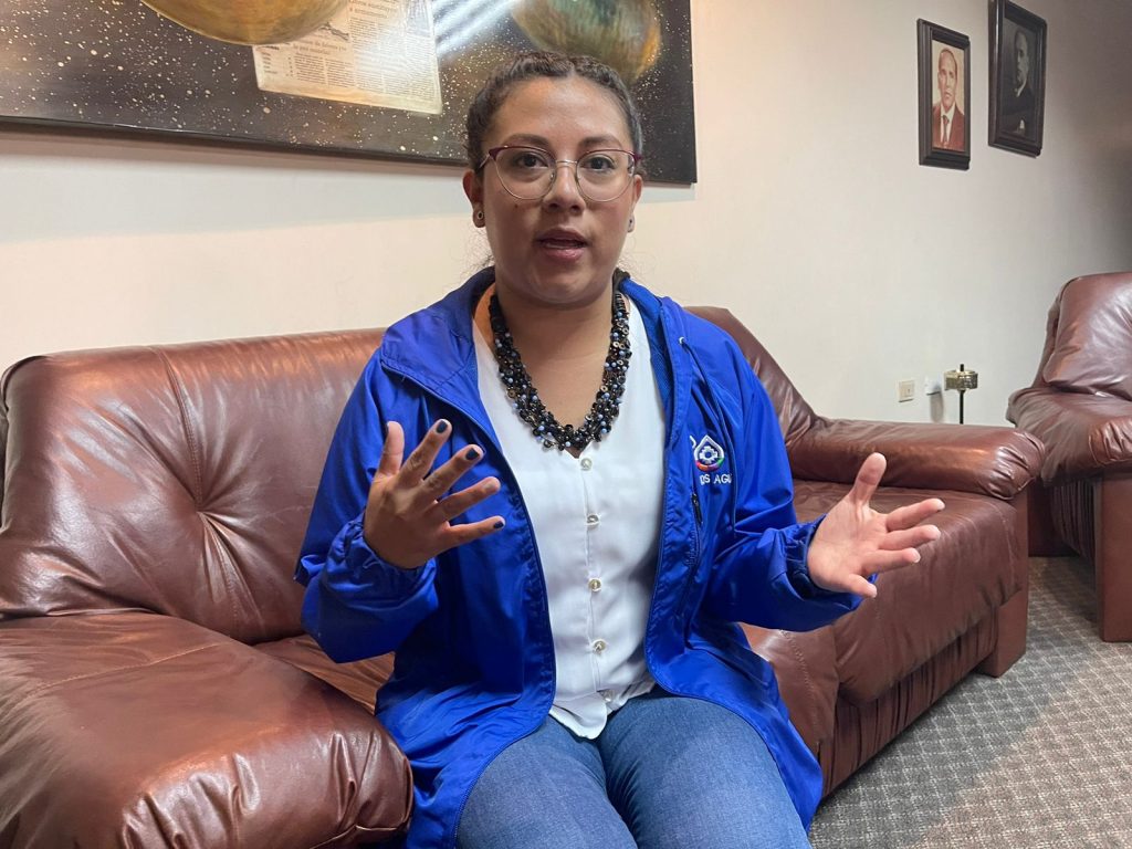 Ana María Hernández, de 26 años, Licenciada en Educación y estudiante de Derecho.