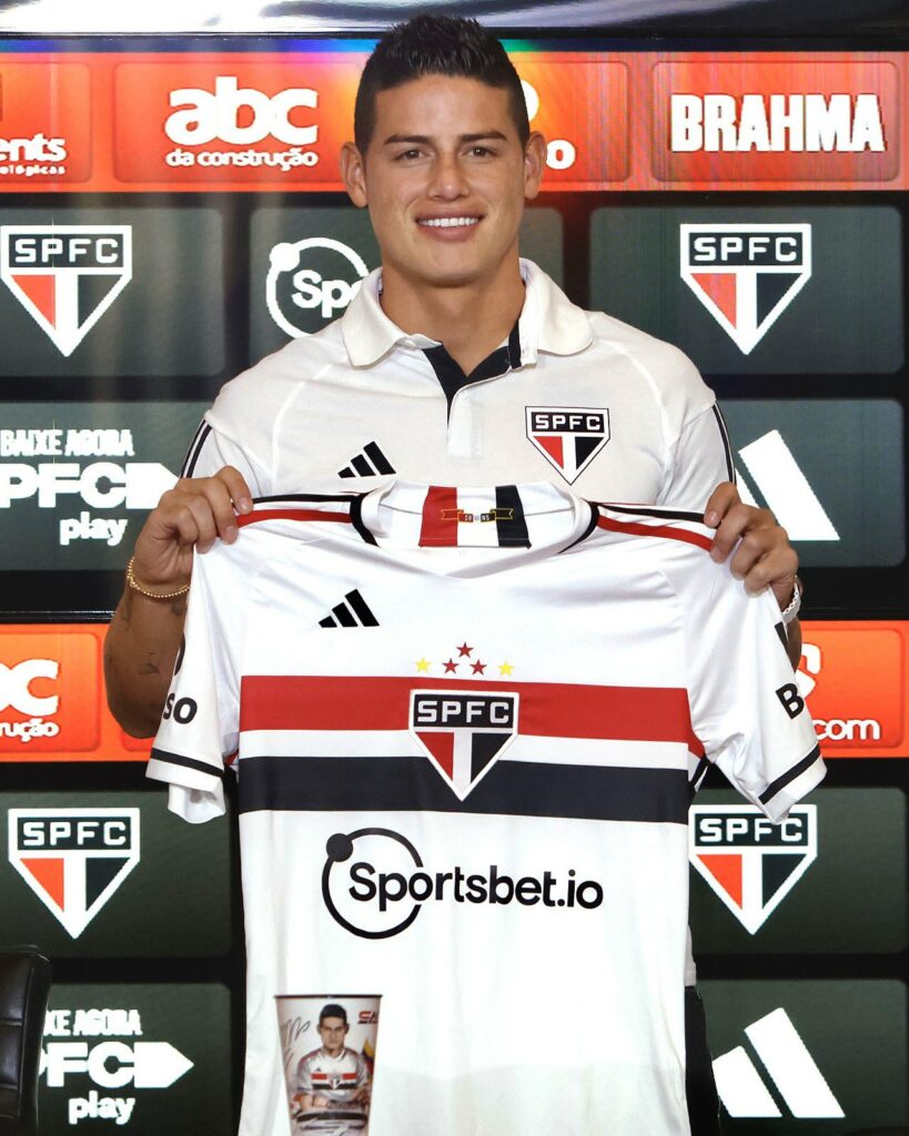 James Rodríguez es nuevo jugador de Sao Pablo.