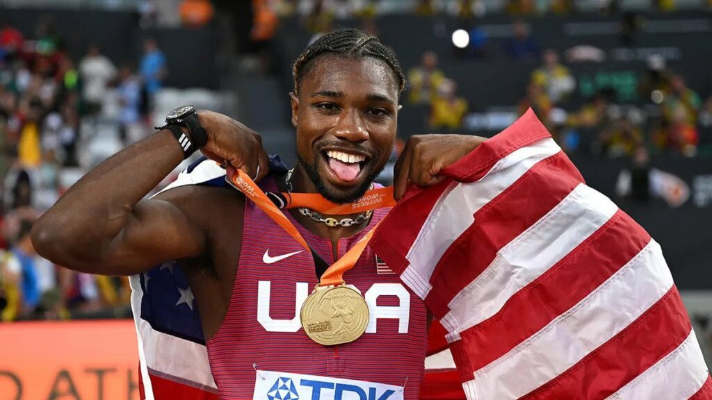 Noah Lyles se lleva el oro en el Mundial de Atletismo en Budapest.