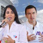 Los candidatos Luisa González y Daniel Noboa se reencuentran este domingo para el debate presidencial de la segunda vuelta.