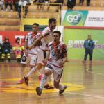 Fausto Mieles fue la figura de Juan Jaramillo en el triunfo contra San Blas en el coliseo Jefferson Pérez. Foto El Mercurio/Xavier Caivinagua.