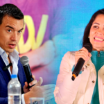 Daniel Noboa abrirá el debate, mientras que Luisa González encabezará el segundo y cuarto eje. Foto archivo El mercurio