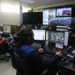 Estado del centro de monitoreo del Consejo de Seguridad Ciudadana (CSC) el año anterior. /ARCHIVO