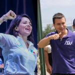 Luisa González y Daniel Noboa son los protagonistas del debate presidencial como los candidatos que pasaron a la segunda vuelta.