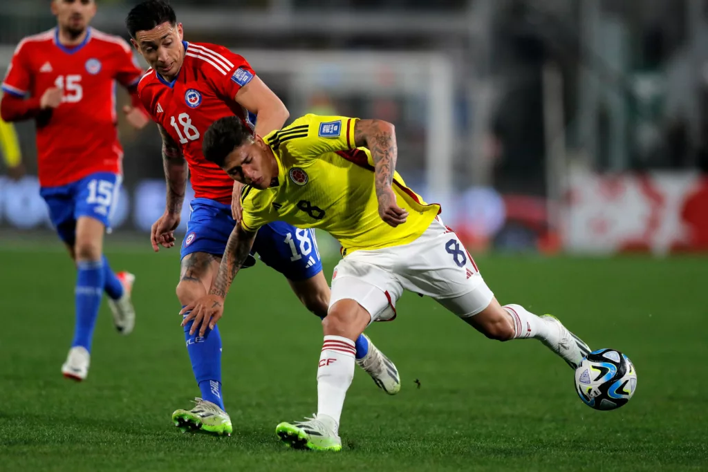Incidentes del empate entre Chile y Colombia por Eliminatorias.