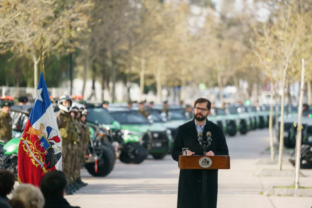 El presidente de Chile, Gabriel Boric, denunció amenazas contra él y contra su familia en su ciudad natal de Punta Arena. Foto: X (Twitter)