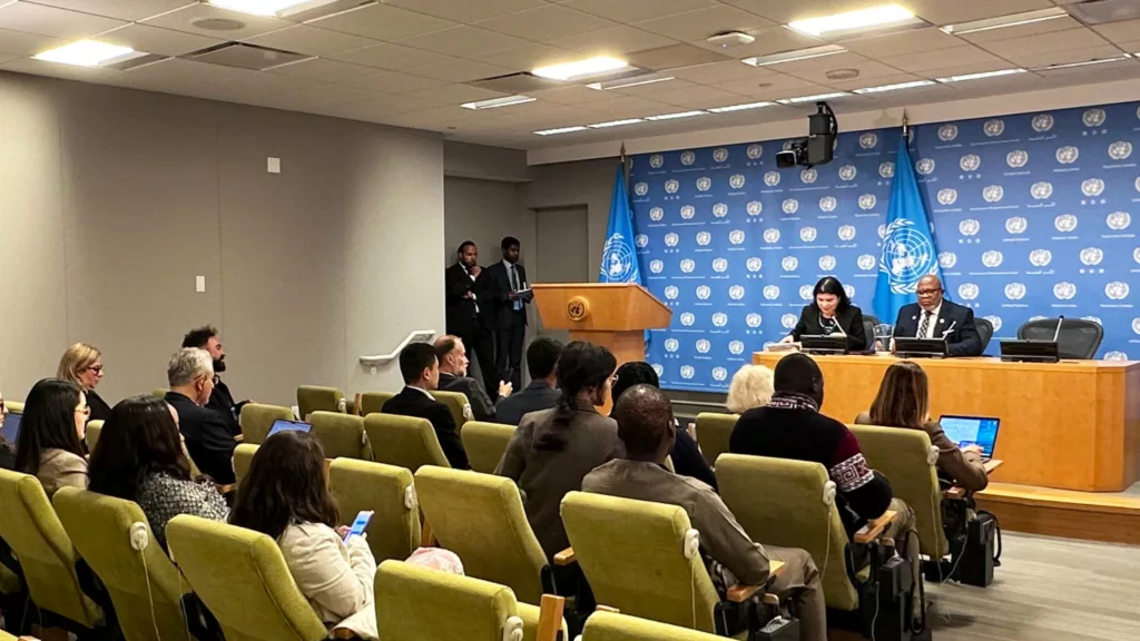 El presidente de la Asamblea General de la ONU, Dennis Francis, enfrió este jueves, 28 de septiembre de 2023, los ánimos sobre una eventual reforma del Consejo de Seguridad de la organización. Foto: X (Twitter)