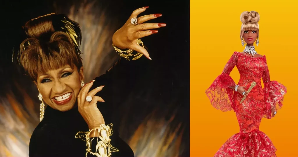 La esperada muñeca Barbie con la figura de Celia Cruz sale a la venta este martes, 12 de septiembre de 2023. Foto: Mattel