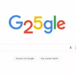 El "doodle" del día celebra este miércoles, 27 de septiembre de 2023, los 25 años del nacimiento de Google, el buscador más popular de la red. Foto: Captura de pantalla