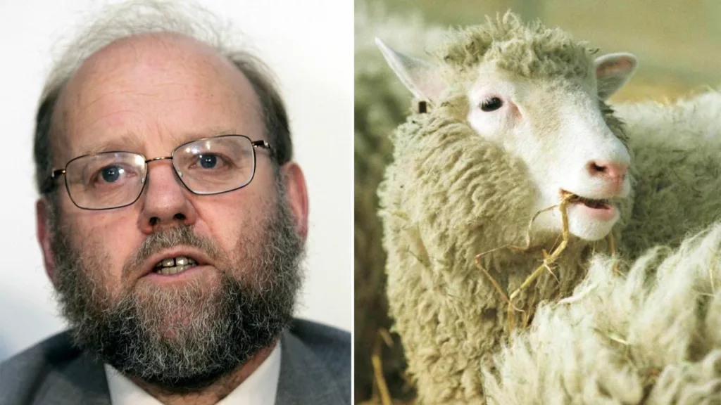 El científico británico Ian Wilmut, "padre" de la oveja Dolly, el primer mamífero clonado a partir de células adultas, falleció a los 79 años. Foto: Internet