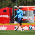 La selección Argentina se prepara para su partido ante Perú por las Eliminatorias. Foto: Selección Argentina