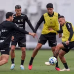 Corinthians se prepara para duelo ante Fortaleza por Sudamericana. Foto: Corinthians