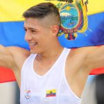 David Hurtad consigue la tercera medalla de oro para Ecuador en los Juegos Panamericanos. Foto: Comité Olímpico