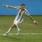 Ángel Di María anotó en la final del Mundial 2022 ante Francia. Foto: EFE