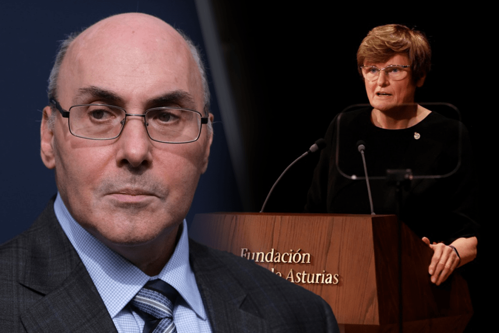 Katalin Karikó y Drew Weissmann, recibieron el Nobel de Medicina 2023, por sus investigaciones en la vacuna contra covid-19. Foto: EFE