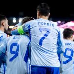 Gavi marcó el gol de la clasificación de España para la próxima Eurocopa 2024. Foto: España