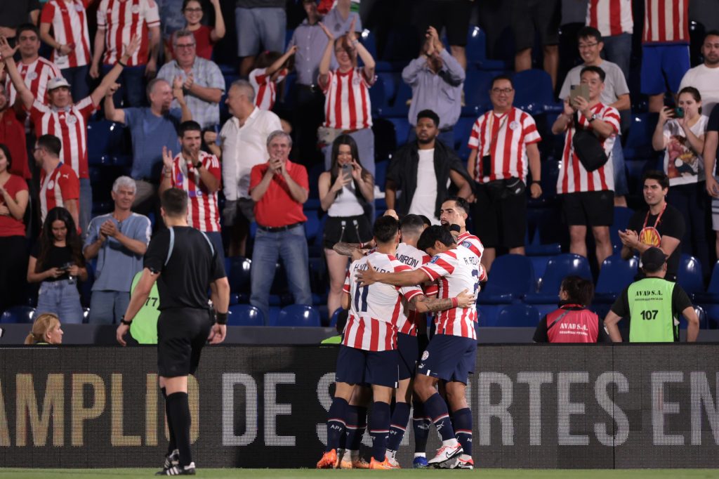 Sanabria marcó en la victoria de Paraguay ante Bolivia en las Eliminatorias. Foto: Paraguay