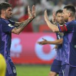 Messi marcó dos goles en la victoria 2-0 de Argentina a Perú por Eliminatorias. Foto: Argentina